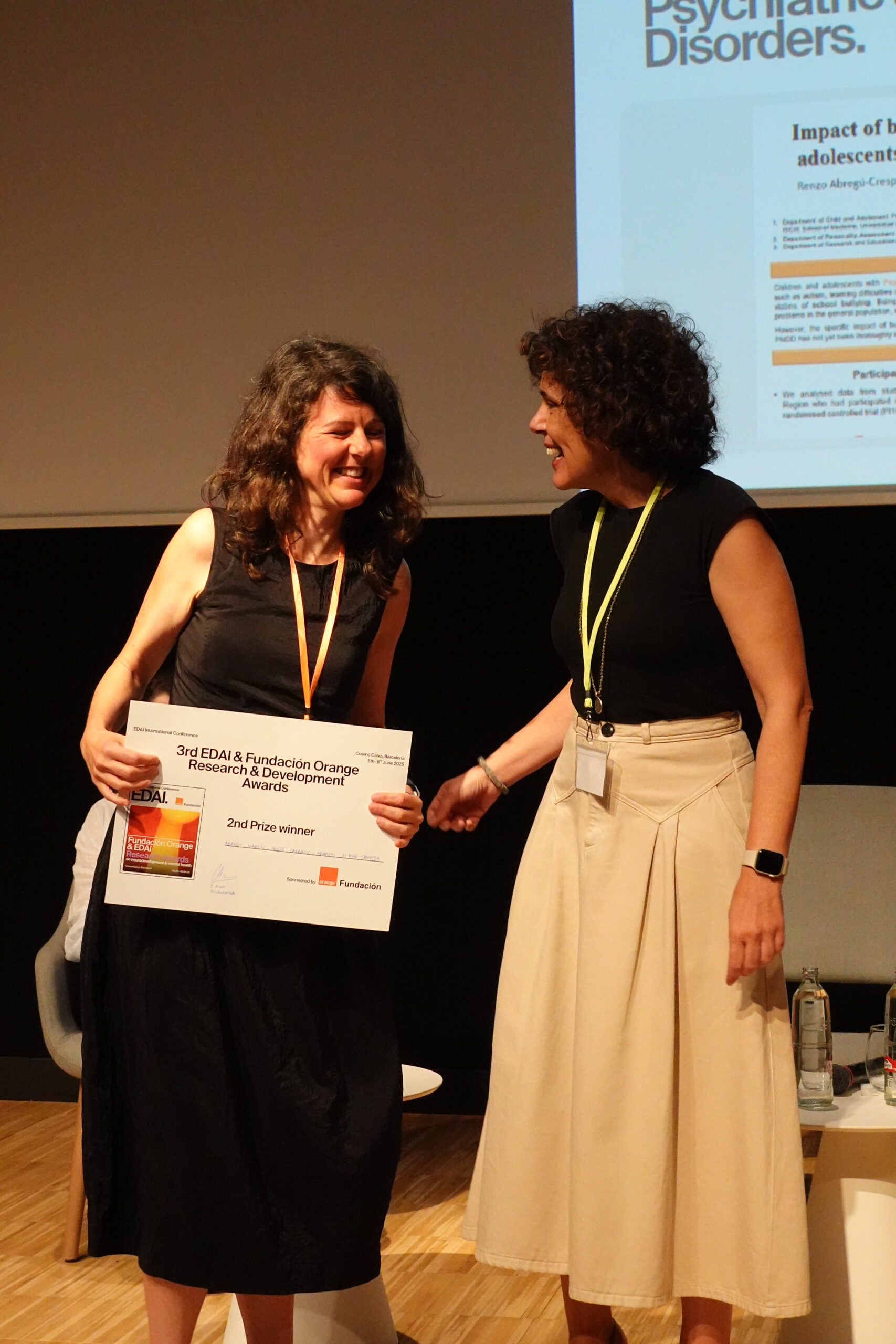 Excellence in neurodevelopment: here are the winners of the 3rd Edition of the EDAI & Fundación Orange Research Awards